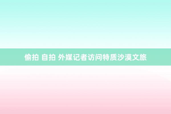 偷拍 自拍 外媒记者访问特质沙漠文旅