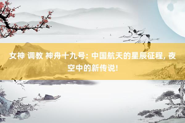 女神 调教 神舟十九号: 中国航天的星辰征程, 夜空中的新传说!