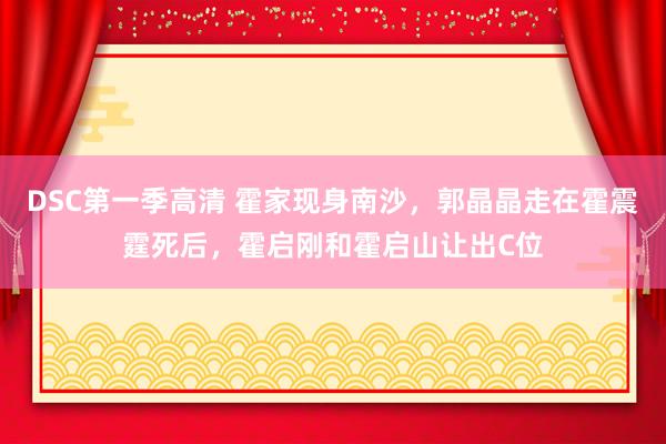 DSC第一季高清 霍家现身南沙，郭晶晶走在霍震霆死后，霍启刚和霍启山让出C位