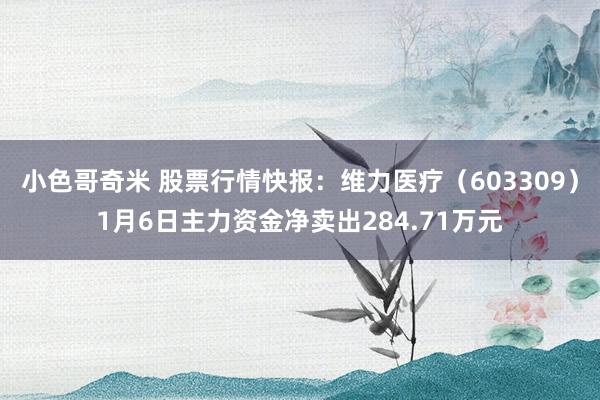 小色哥奇米 股票行情快报：维力医疗（603309）1月6日主力资金净卖出284.71万元