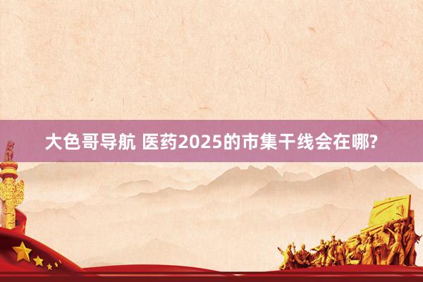 大色哥导航 医药2025的市集干线会在哪?