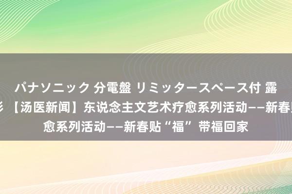 パナソニック 分電盤 リミッタースペース付 露出・半埋込両用形 【汤医新闻】东说念主文艺术疗愈系列活动——新春贴“福” 带福回家