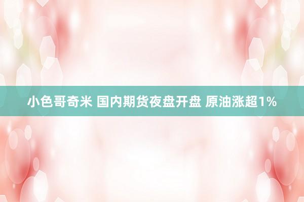 小色哥奇米 国内期货夜盘开盘 原油涨超1%