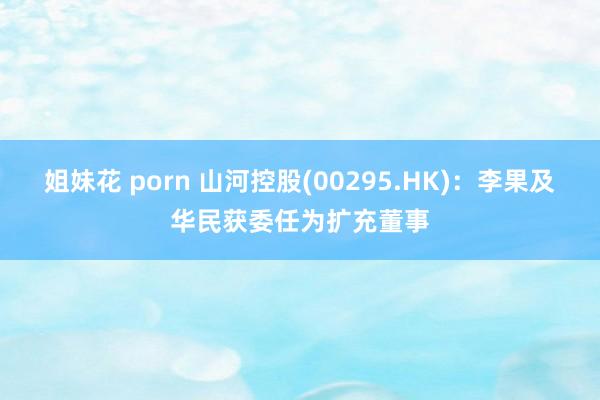 姐妹花 porn 山河控股(00295.HK)：李果及华民获委任为扩充董事