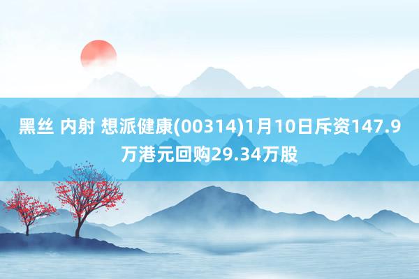 黑丝 内射 想派健康(00314)1月10日斥资147.9万港元回购29.34万股