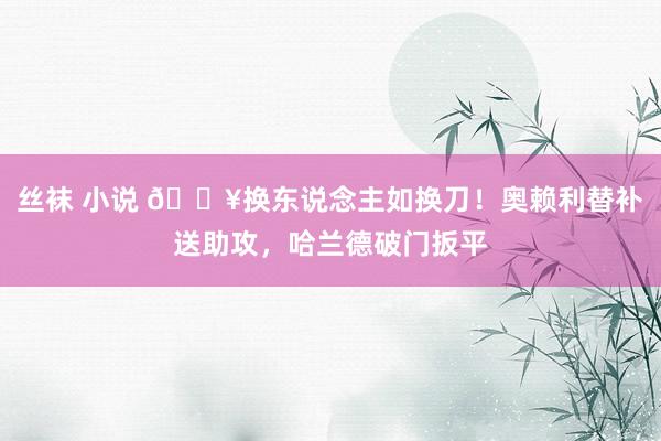 丝袜 小说 🔥换东说念主如换刀！奥赖利替补送助攻，哈兰德破门扳平