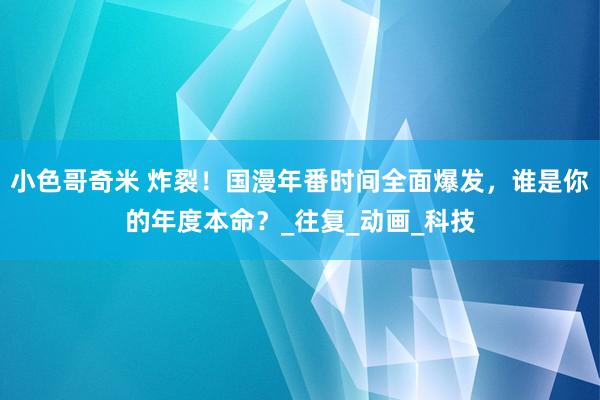 小色哥奇米 炸裂！国漫年番时间全面爆发，谁是你的年度本命？_往复_动画_科技