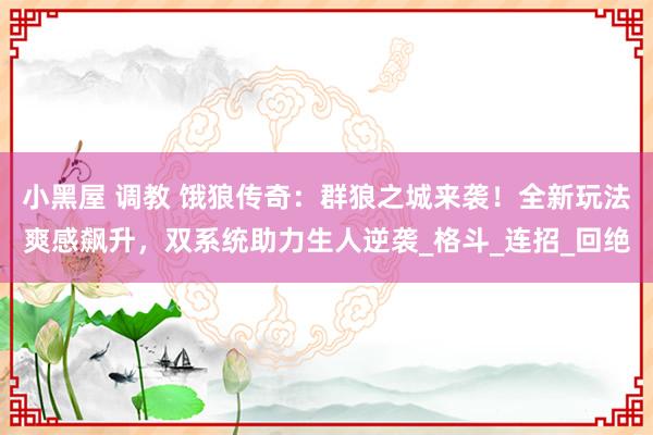 小黑屋 调教 饿狼传奇：群狼之城来袭！全新玩法爽感飙升，双系统助力生人逆袭_格斗_连招_回绝